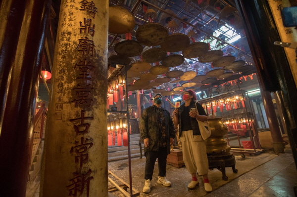 HK - CNY virtual tour @ Man Mo Temple. 사진=홍콩관광청 제공