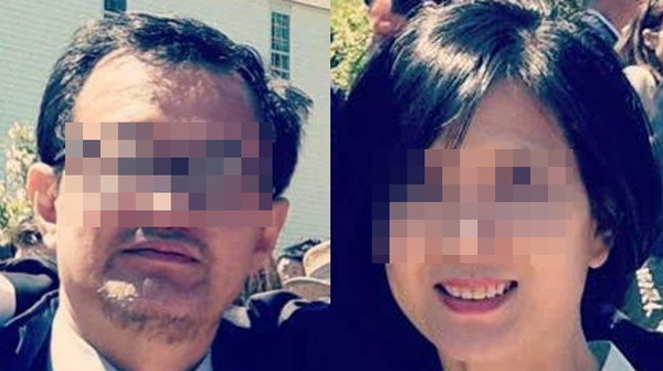 몽골 광산 리베이트 사건의 핵심 관계자 정모씨(왼쪽)와 김모씨 부부 