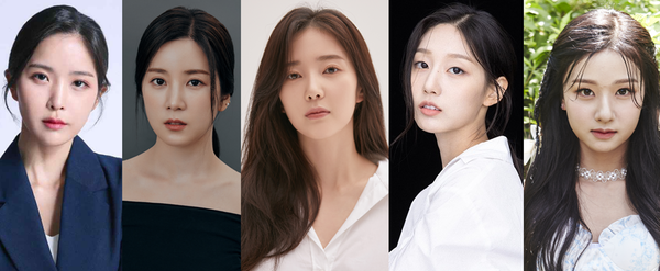 왼쪽부터 주연 배우 조현영, 박초롱, 윤채경, 정예인, 예량