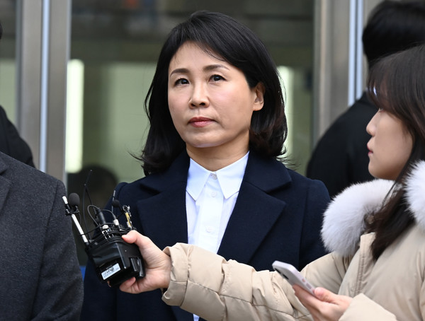 공직선거법 위반 혐의로 기소된 이재명 더불어민주당 대표의 배우자 김혜경씨. 뉴시스