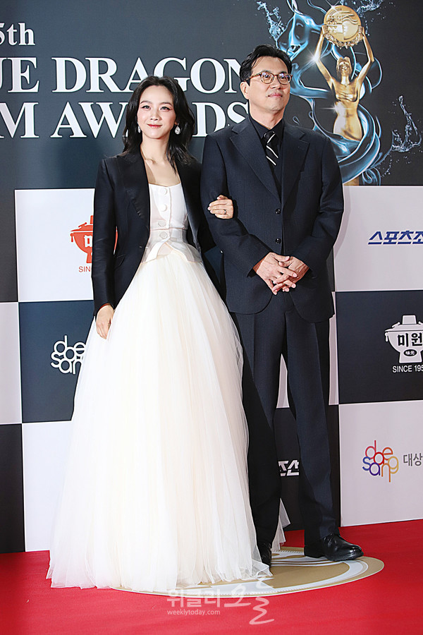 ▲배우 탕웨이(왼쪽), 김태용 감독. 사진=양용은 기자