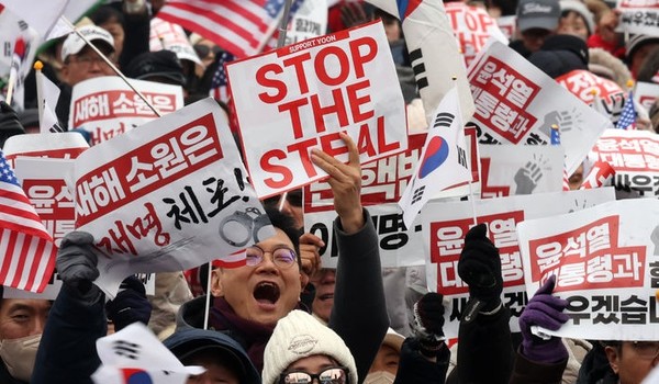 ▲용산구 한남동 대통령 관저 인근. 뉴시스