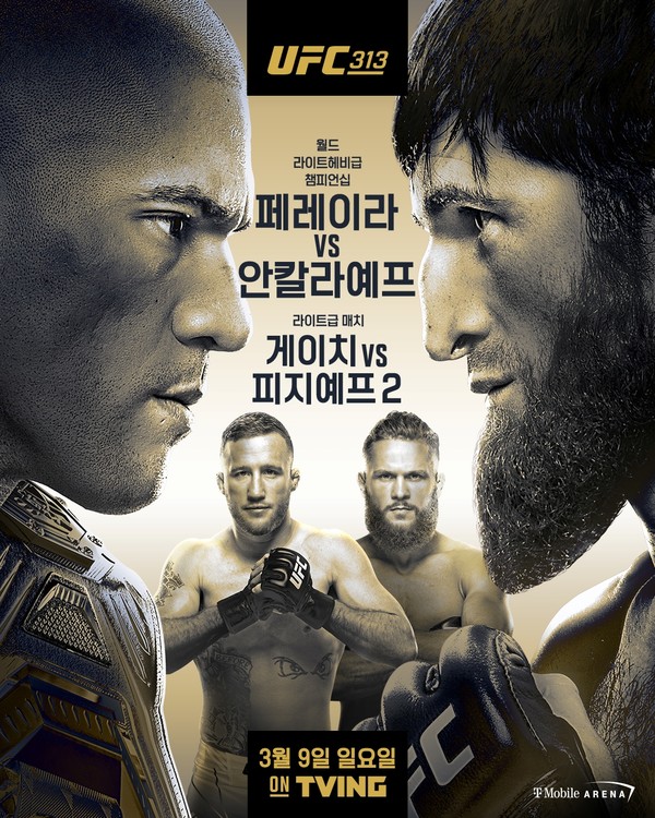 ▲ UFC 313 페레이라 vs 안칼라예프 포스터 / 사진 제공=UFC
