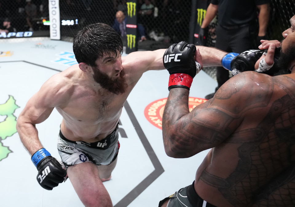 ▲ 마고메드 안칼라예프 vs 티아고 산토스 / 사진 제공=UFC