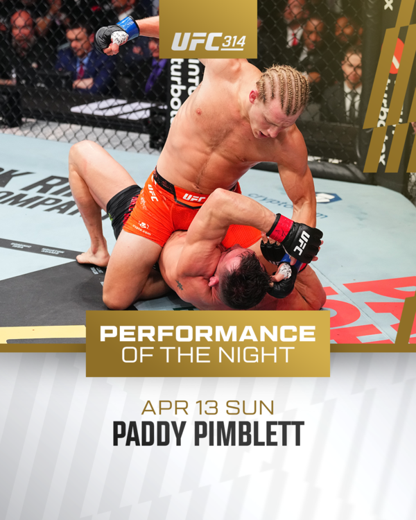 ▲ POTN 패디 핌블렛 / 사진 제공=UFC
