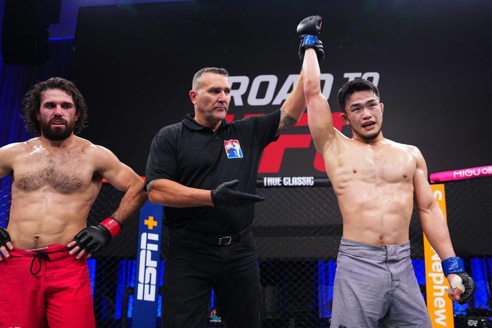 ▲ 박재현 ROAD TO UFC 시즌4 준결승 진출 / 사진 제공=UFC