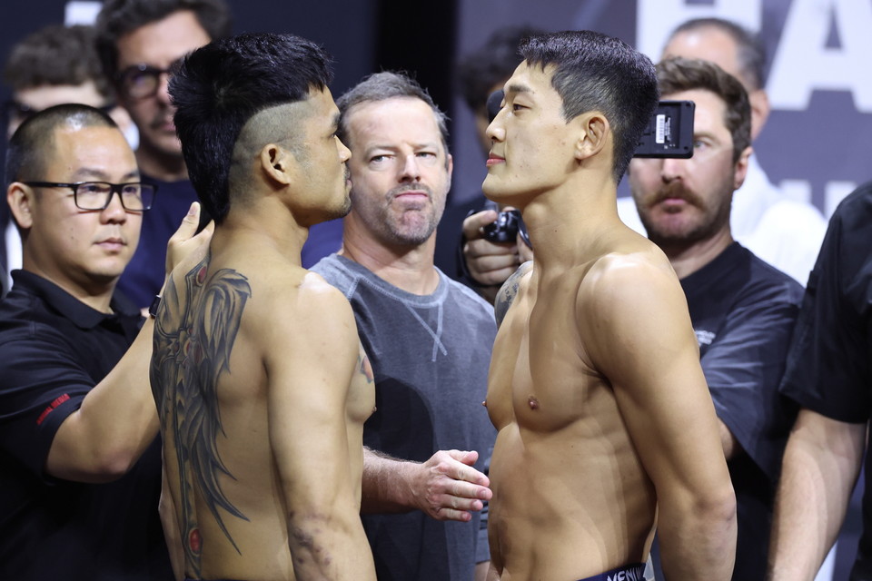 ▲ UFC 316 유주상 vs 제카 사라기 페이스오프 / 사진 제공=UFC