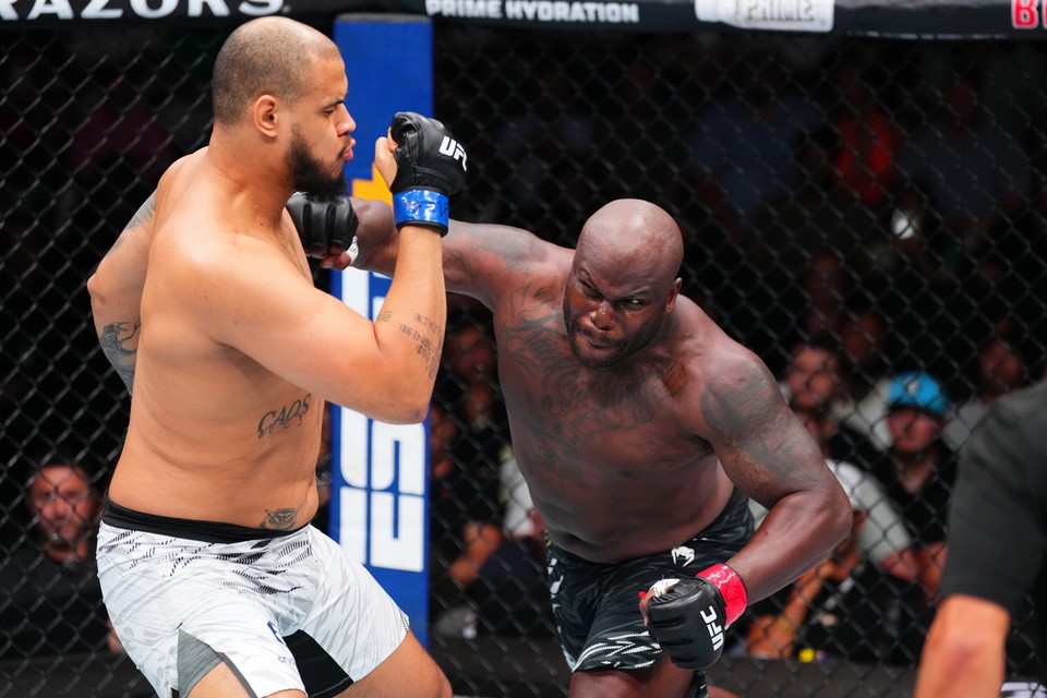 ▲ 데릭 루이스 vs 탈리송 테세이라 / 사진 제공=UFC