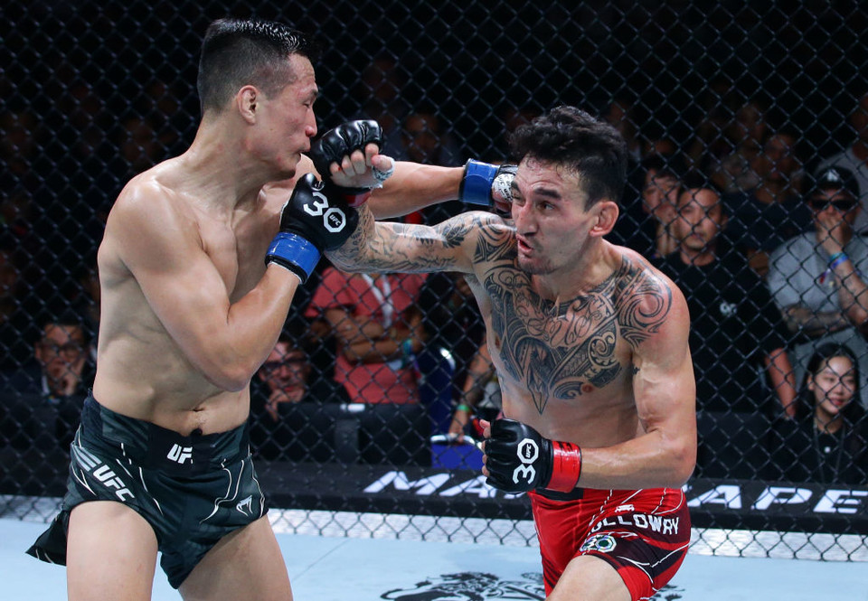 ▲ 맥스 할로웨이 vs 정찬성 / 사진 제공=UFC