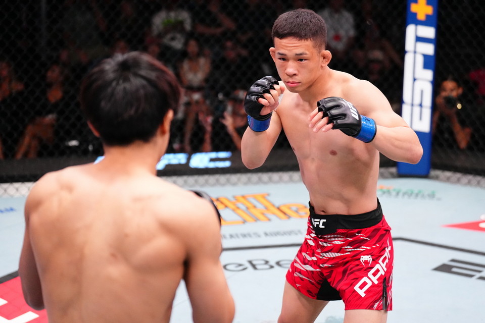 ▲ UFC 파이트 나이트 메인 이벤트 박현성 vs 타이라 타츠로 / 사진 제공=UFC
