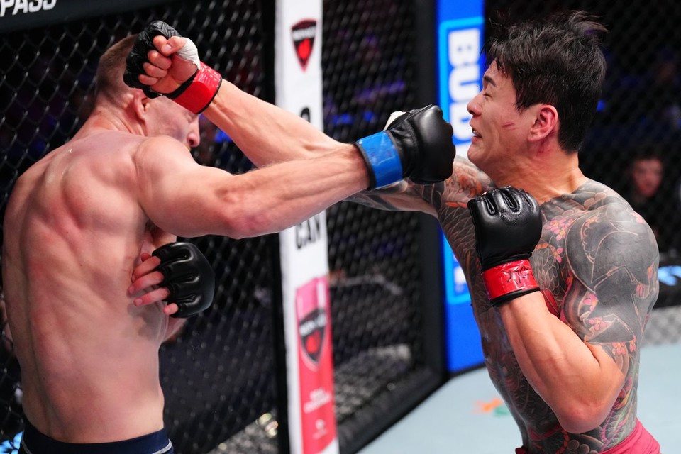 ▲ DWCS 시즌9 에피소드6 황인수 vs 패디 맥코리 / 사진 제공=UFC