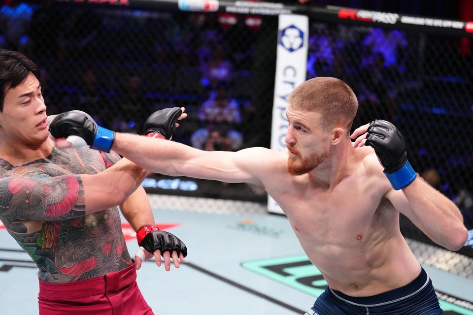 ▲ DWCS 시즌9 에피소드6 황인수 vs 패디 맥코리 / 사진 제공=UFC