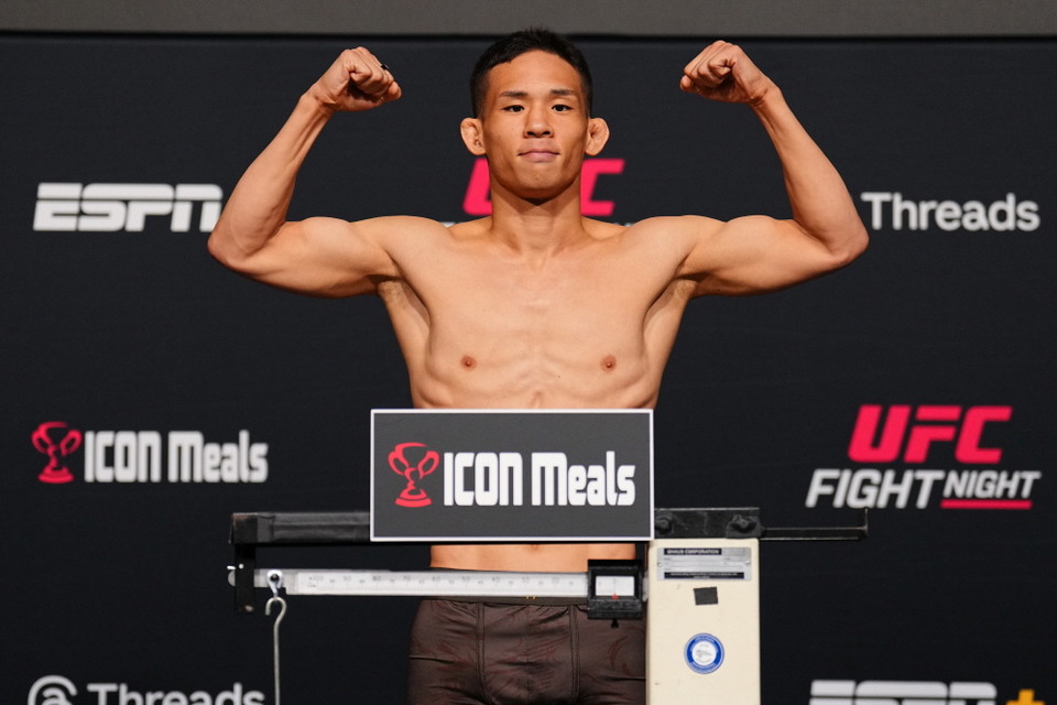 ▲ 박현성 vs 타이라 타츠로 계체 사진 / 사진 제공=UFC