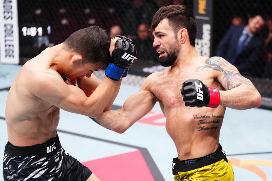 ▲ UFN 브루노 실바 vs 박현성 / 사진 제공=UFC