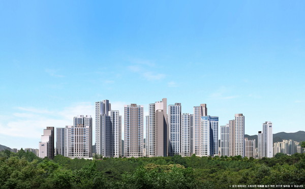 ‘안양자이 헤리티온’ 투시도