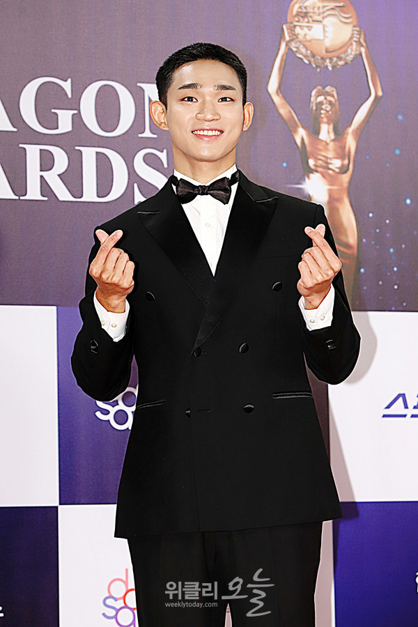 ▲ 제46회 청룡영화상 시상식 레드카펫 행사에서 배우 조유현 / 사진=양용은 기자