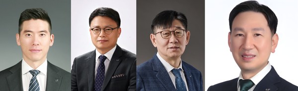 왼쪽부터 구동휘 LS MnM 대표이사 CEO 사장, 안길영 LS ELECTRIC 생산R&BD 총괄 부사장, 채대석 LS ELECTRIC 사업총괄 COO, 비전경영총괄 CVO, 안전환경총괄 CSEO, 자동화시스템사업본부장 겸 대표이사 부사장, 조의제 LS ITC 대표이사 CEO 부사장 (사진=LS)