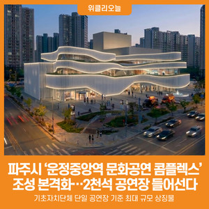 운정중앙역 문화공연 콤플렉스 관련 보도